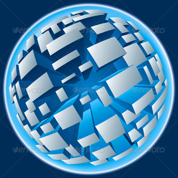 Skyscrapers Planet - Technology Conceptual