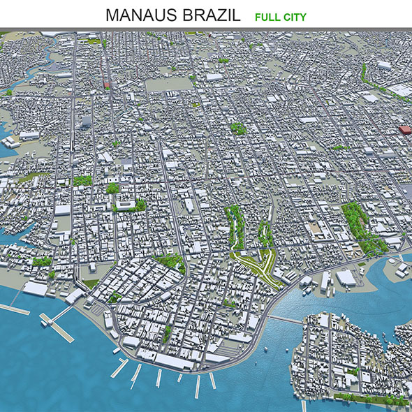 Manaus city Brazil - 3Docean 31893686