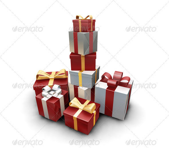 Stack of gifts