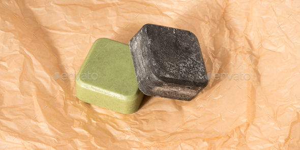Solid shampoo soap conditioner bar, natural body care eco friendly products