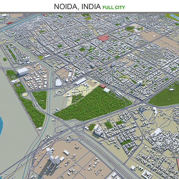 Noida city India - 3Docean 31902417