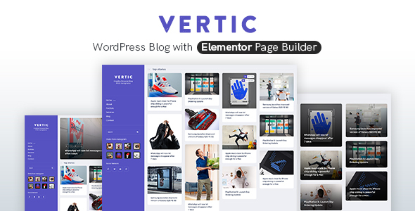 Vertic - Modern Blog WordPress Theme