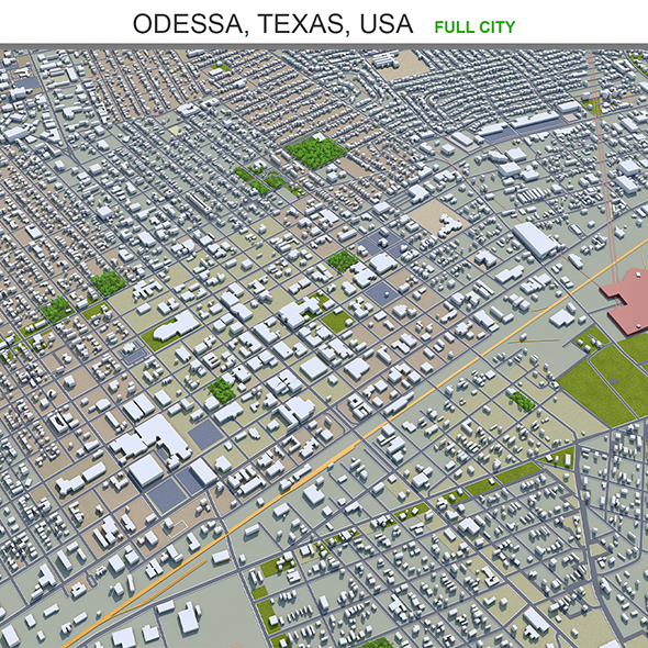 Odessa city Texas - 3Docean 31902790