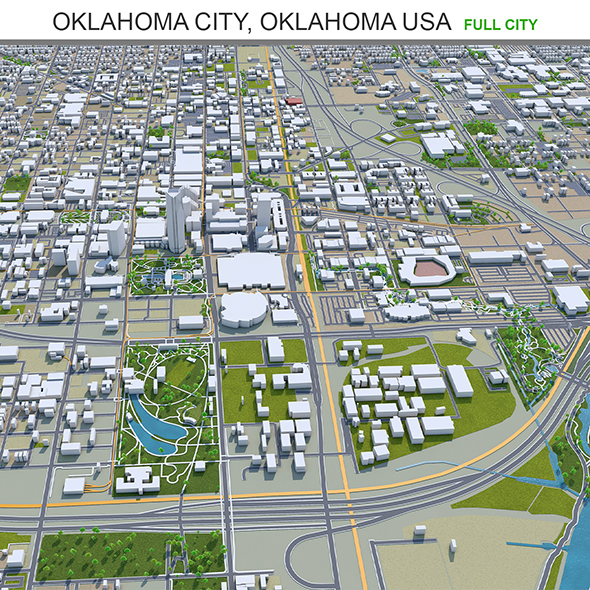Oklahoma City Oklahoma - 3Docean 31902847