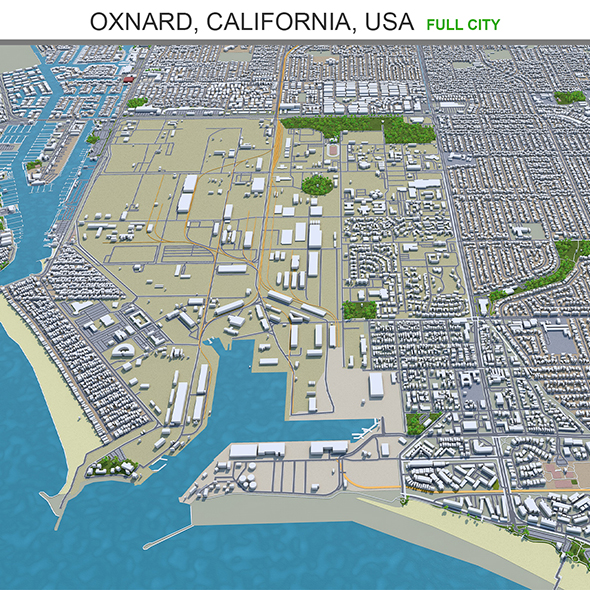 Oxnard city California - 3Docean 31903045