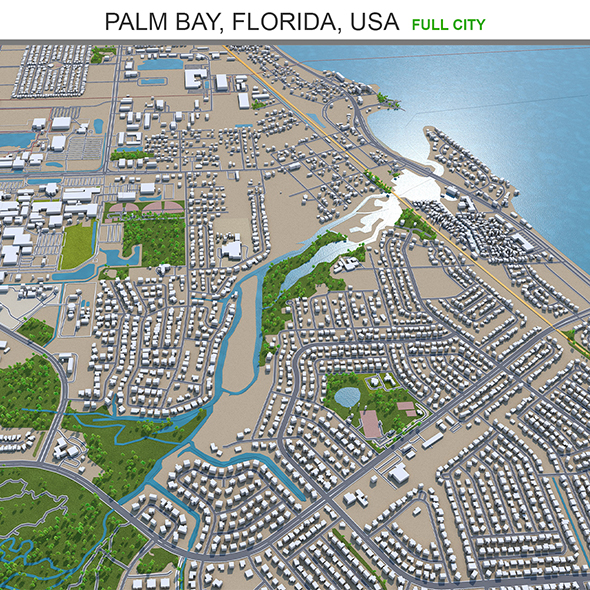 Palm Bay city - 3Docean 31903156