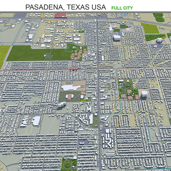 Pasadena city Texas - 3Docean 31903250