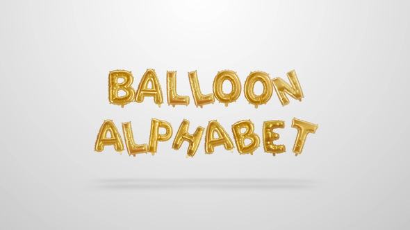 Balloons Alphabet - VideoHive 31906327