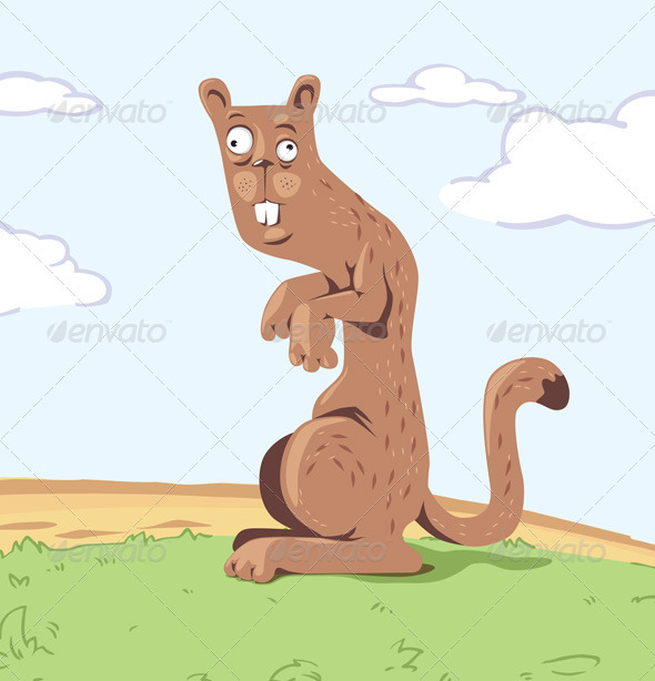 Stupid Wild Gopher - Animals Characters