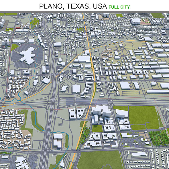 Plano city Texas - 3Docean 31910271