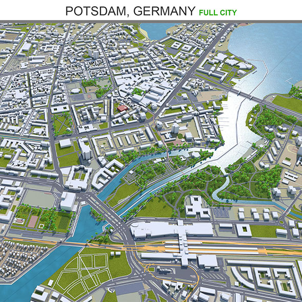 Potsdam city Germany - 3Docean 31910319
