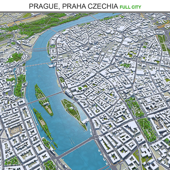 Prague city Praha - 3Docean 31910343