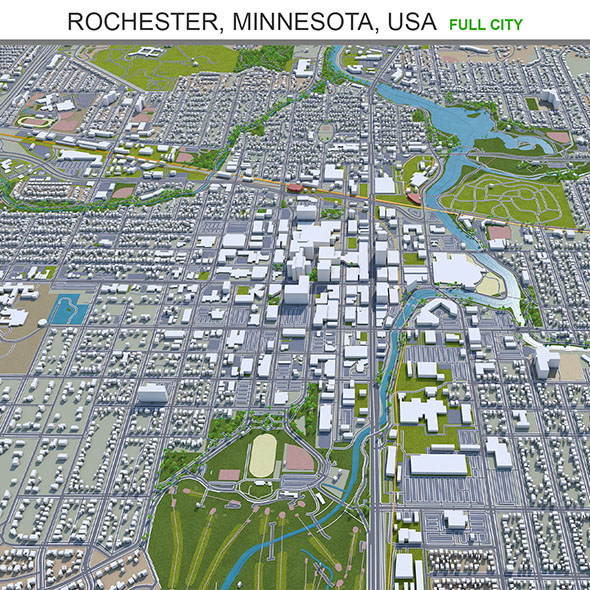 Rochester city Minnesota - 3Docean 31910469