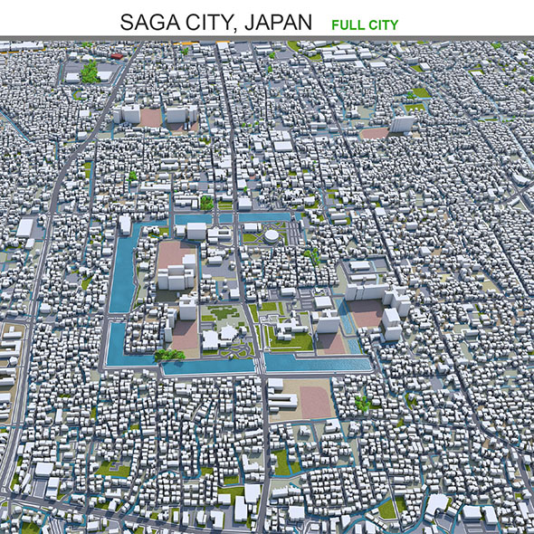 Saga City Japan - 3Docean 31910546