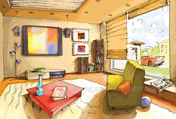 Light Living Room - Buildings Objects