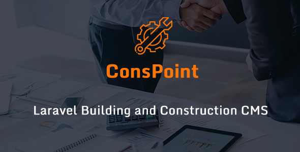 ConsPoint – Laravel Building and Construction CMS