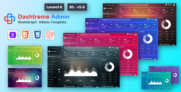Dashtreme - Laravel 8+ Bootstrap5 Admin Template