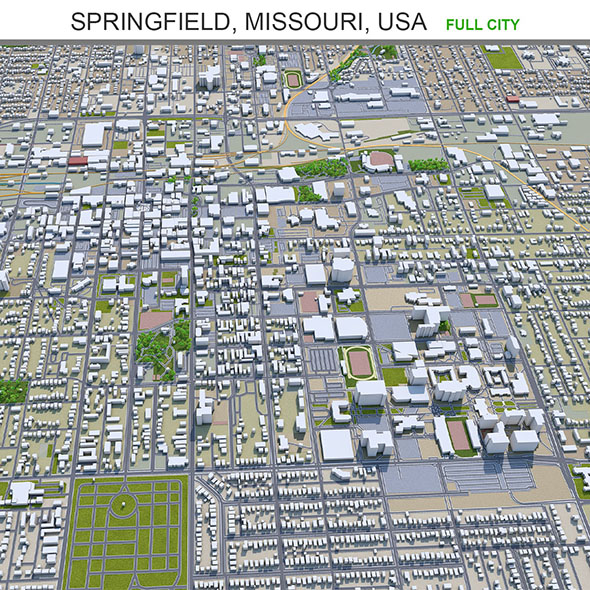 Springfield city Missouri - 3Docean 31924006