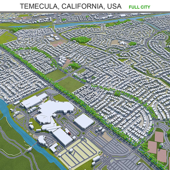 Temecula city California - 3Docean 31924193