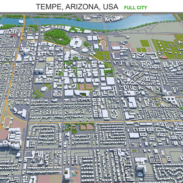 Tempe city Arizona - 3Docean 31924245