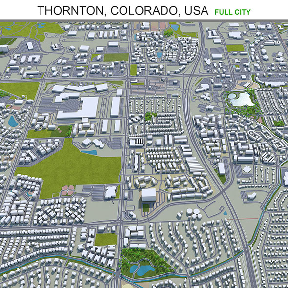 Thornton city Colorado - 3Docean 31924279