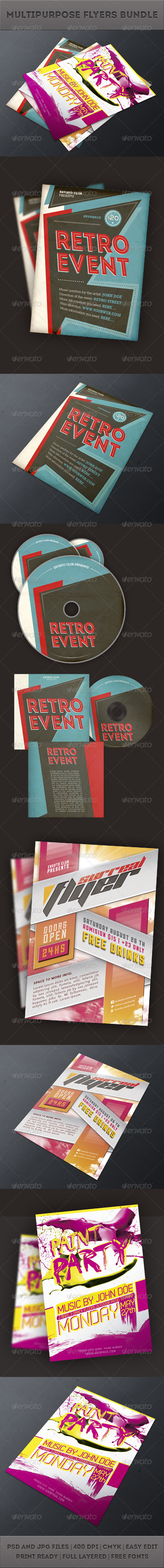 Flyer Bundle 1 - Events Flyers