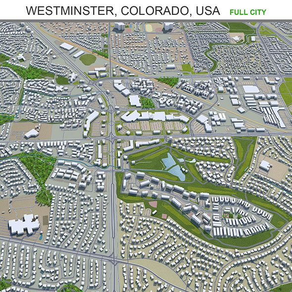 Westminster city Colorado - 3Docean 31932041