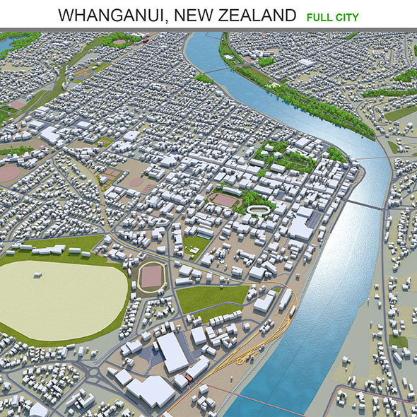 Whanganui city New - 3Docean 31932061