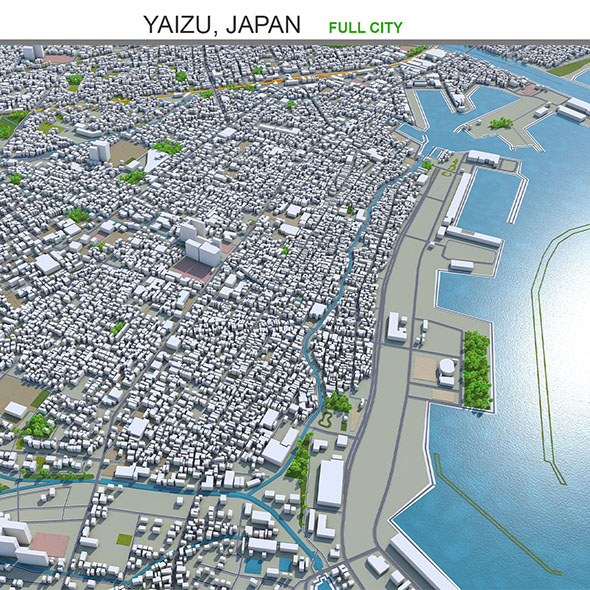 Yaizu city Japan - 3Docean 31932429