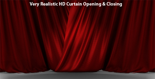 Very Realistic HD Curtain Opening & Closing