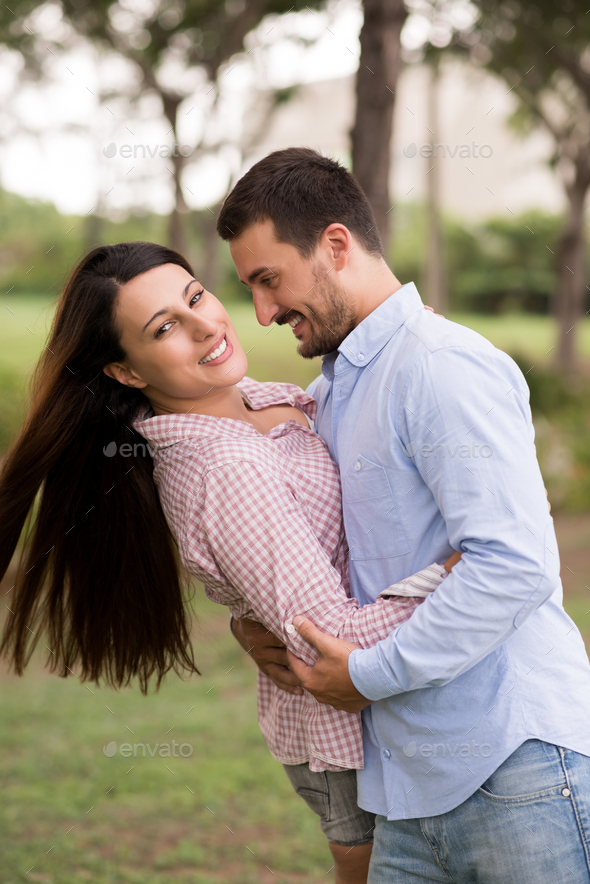 Joyful couple - Stock Photo - Images