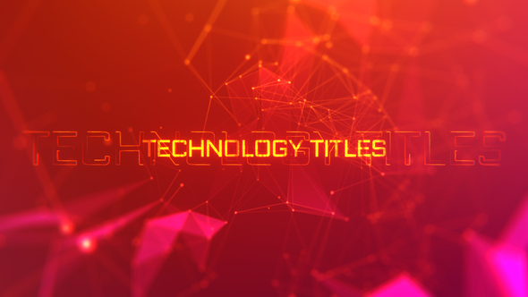 Technology Titles - VideoHive 31933346