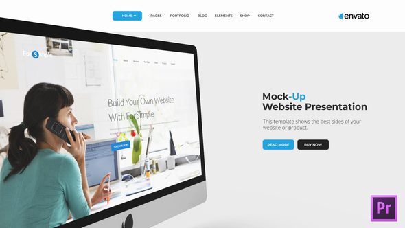 Website Presentation Mock-Up Promo