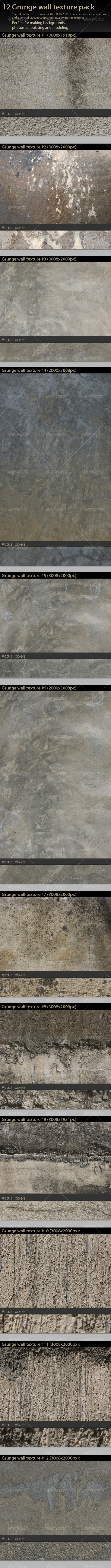 Grunge Wall Texture Pack - Industrial / Grunge Textures