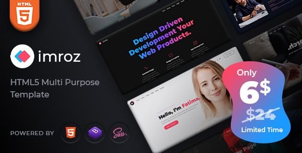 Imroz – Creative Agency and Portfolio Bootstrap Template