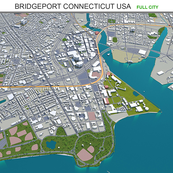 Bridgeport city Connecticut - 3Docean 31940605