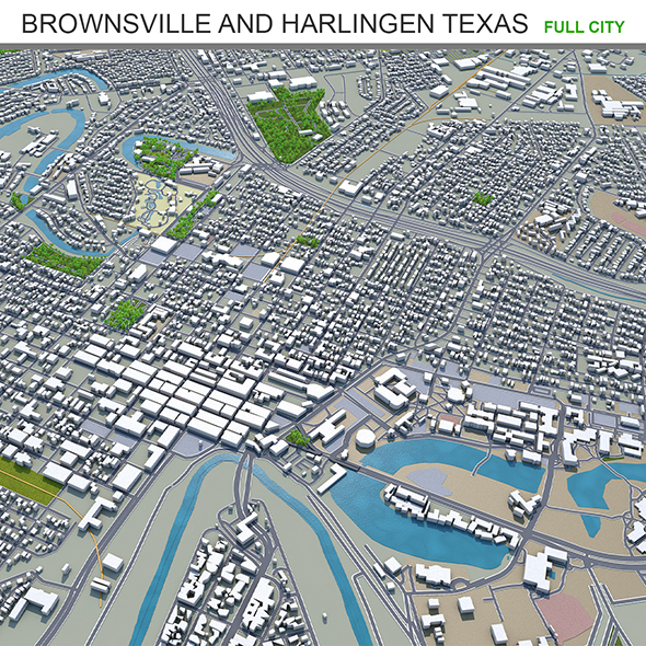 Brownsville and Harlingen - 3Docean 31940687