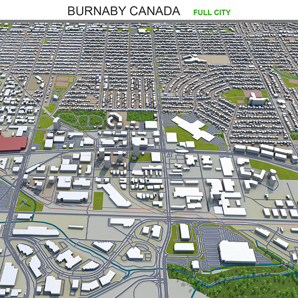 Burnaby city Canada - 3Docean 31940792