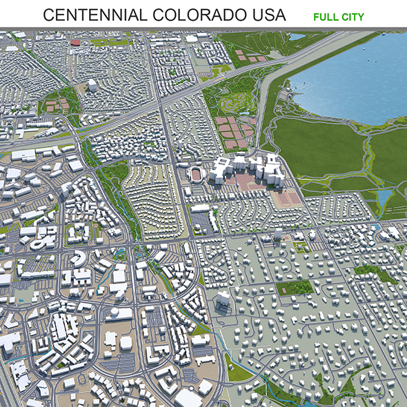 Centennial city Colorado - 3Docean 31941140