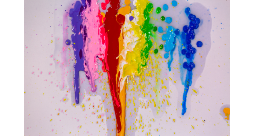 colorful of paint