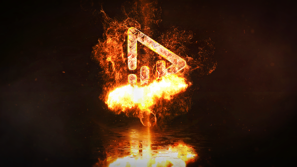 Fire Logo Reveal - VideoHive 31945425