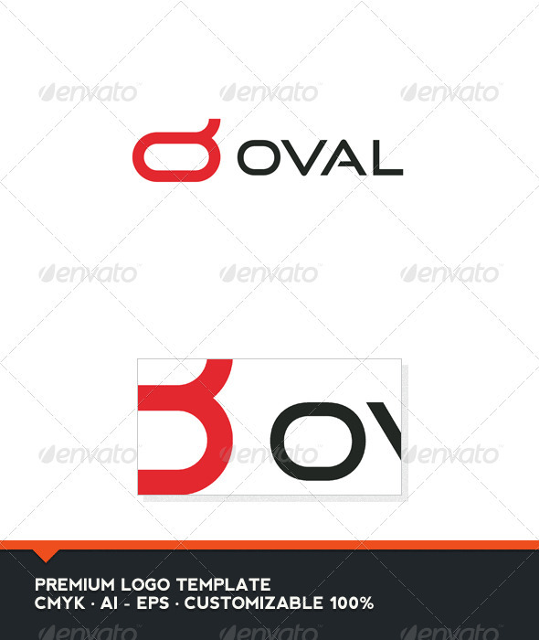Oval - Symbol and Letter O Logo Template - Letters Logo Templates