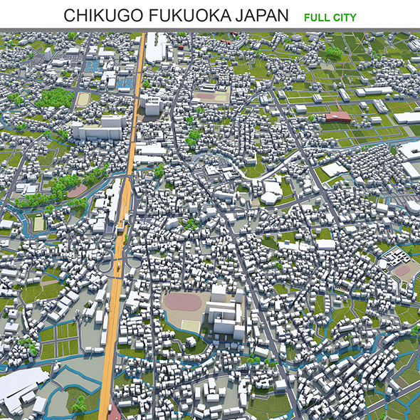 Chikugo city Fukuoka - 3Docean 31972191