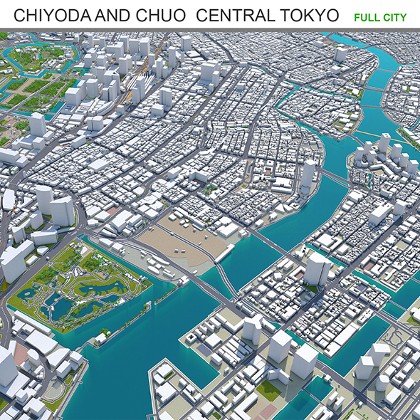 Chiyoda and Chuo - 3Docean 31972246