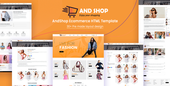 AndShop Ecommerce HTML Template