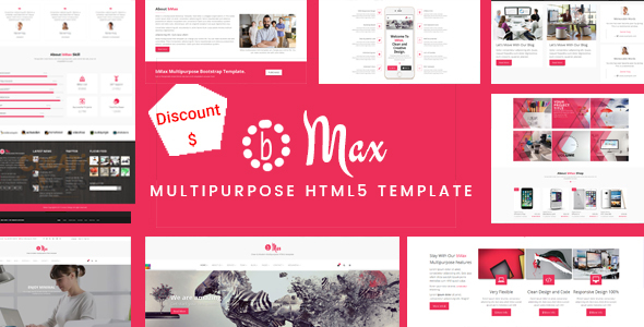 bMax Multipurpose HTML - ThemeForest 20350356