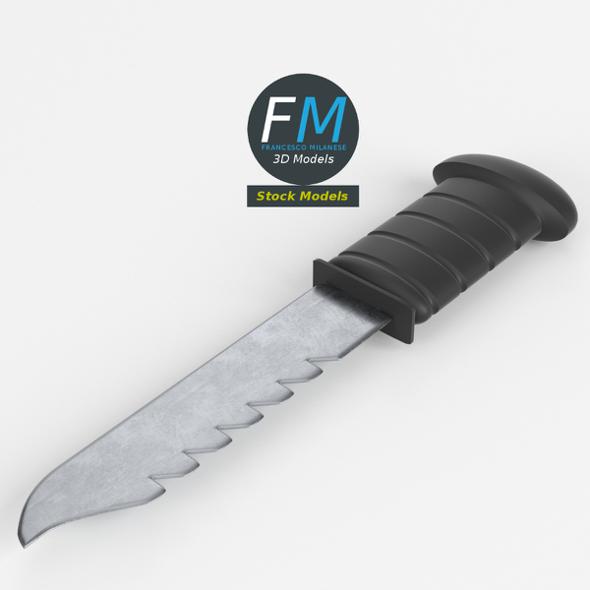 Scuba knife - 3Docean 18963770