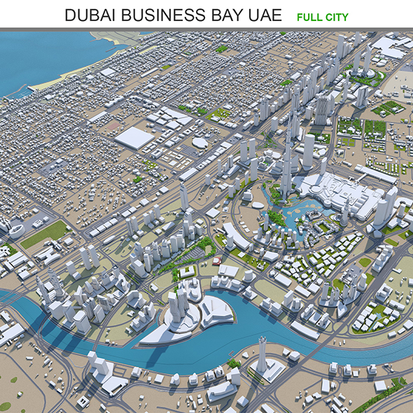 Dubai Business Bay - 3Docean 31979438