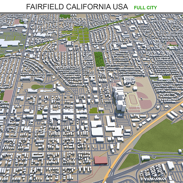 Fairfield city California - 3Docean 31979576