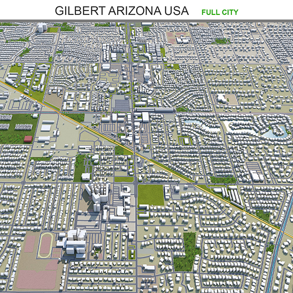Gilbert city Arizona - 3Docean 31979885